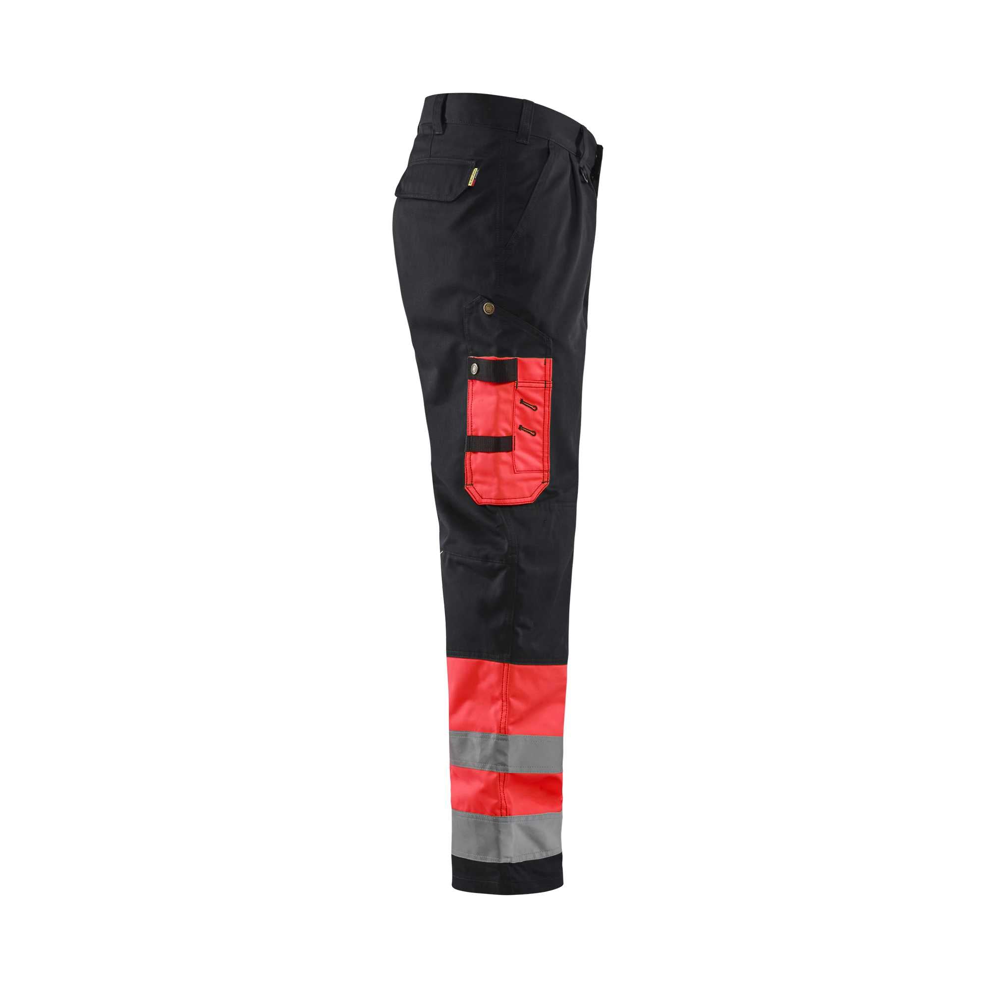 BLAKLADER 15841860 | Hi Vis Trousers Hi Vis Reflective Work Trousers Men - Twill Fabric
